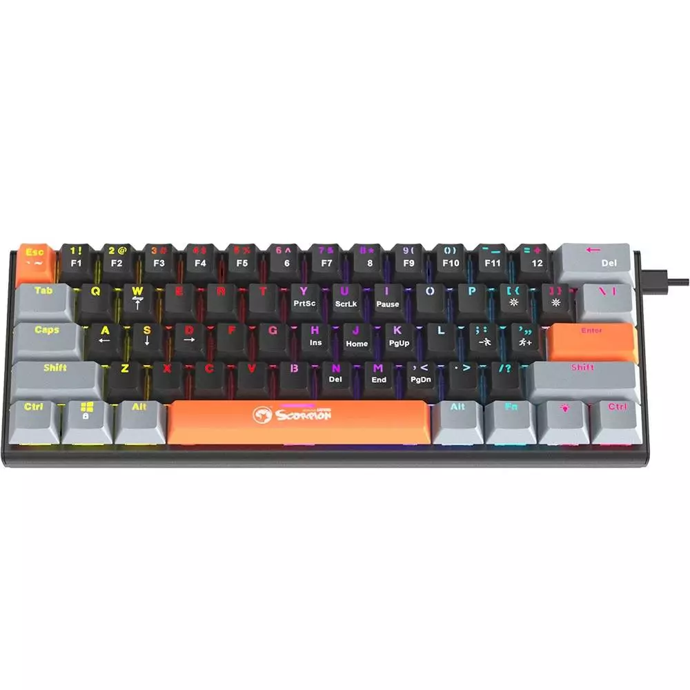 Геймърска механична клавиатура Marvo KG903 TKL