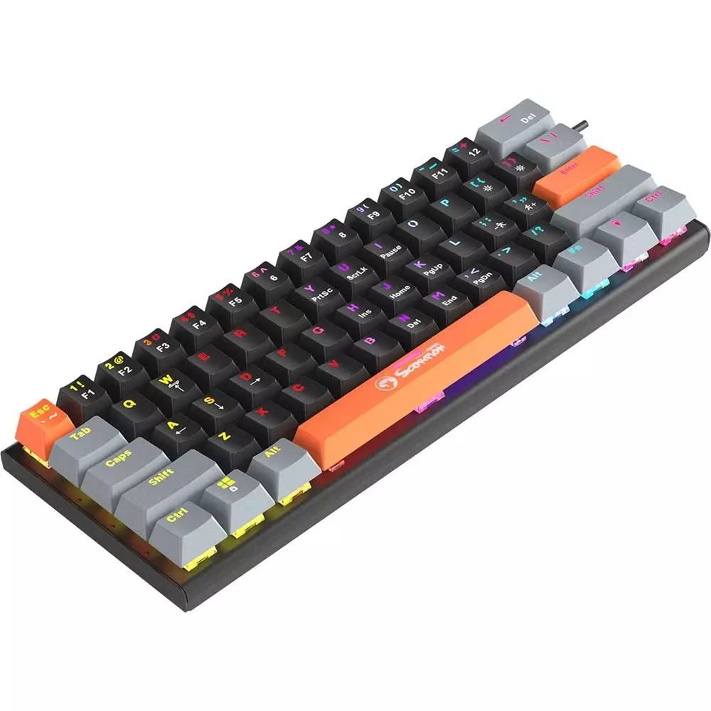 Геймърска механична клавиатура Marvo KG903 TKL