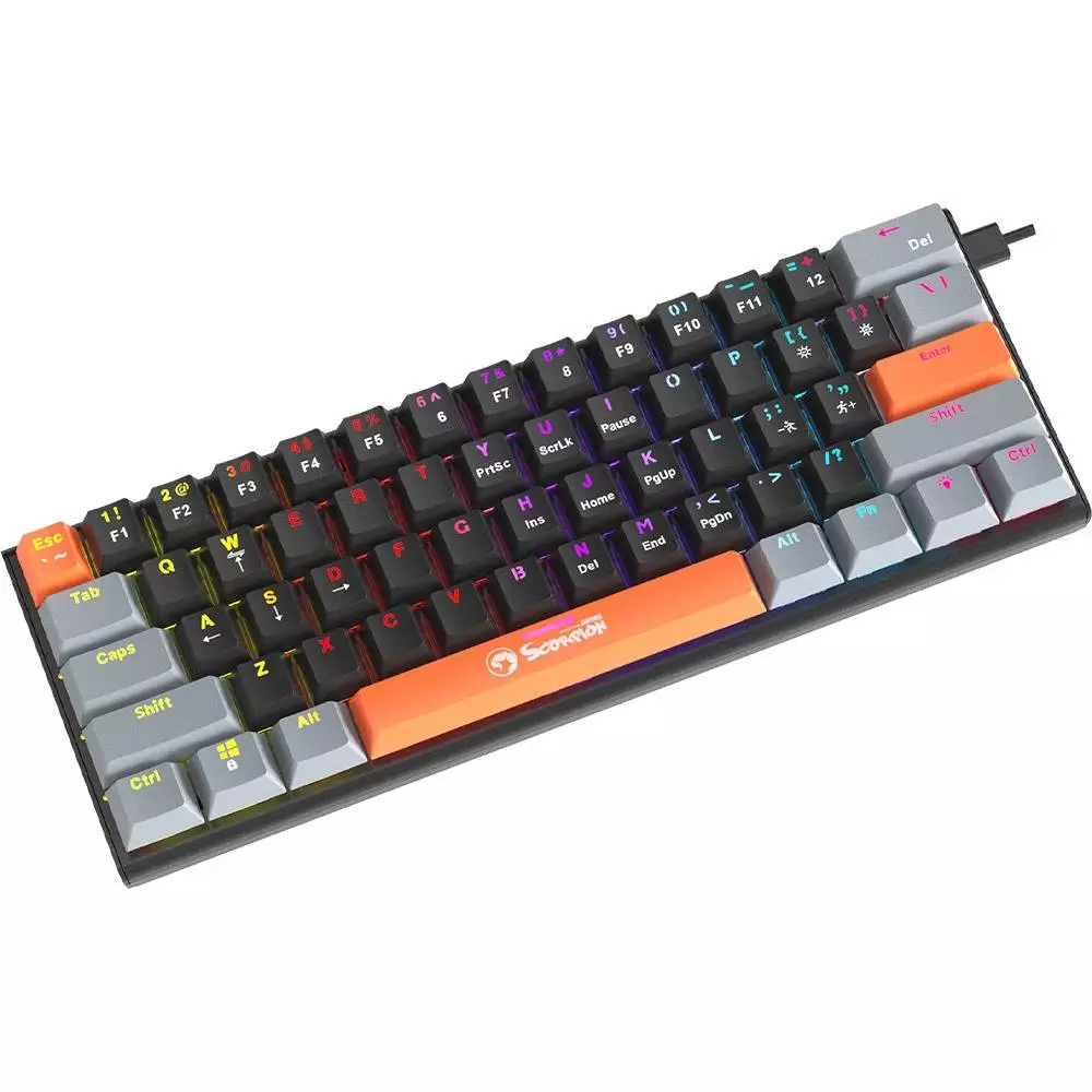 Геймърска механична клавиатура Marvo KG903 TKL