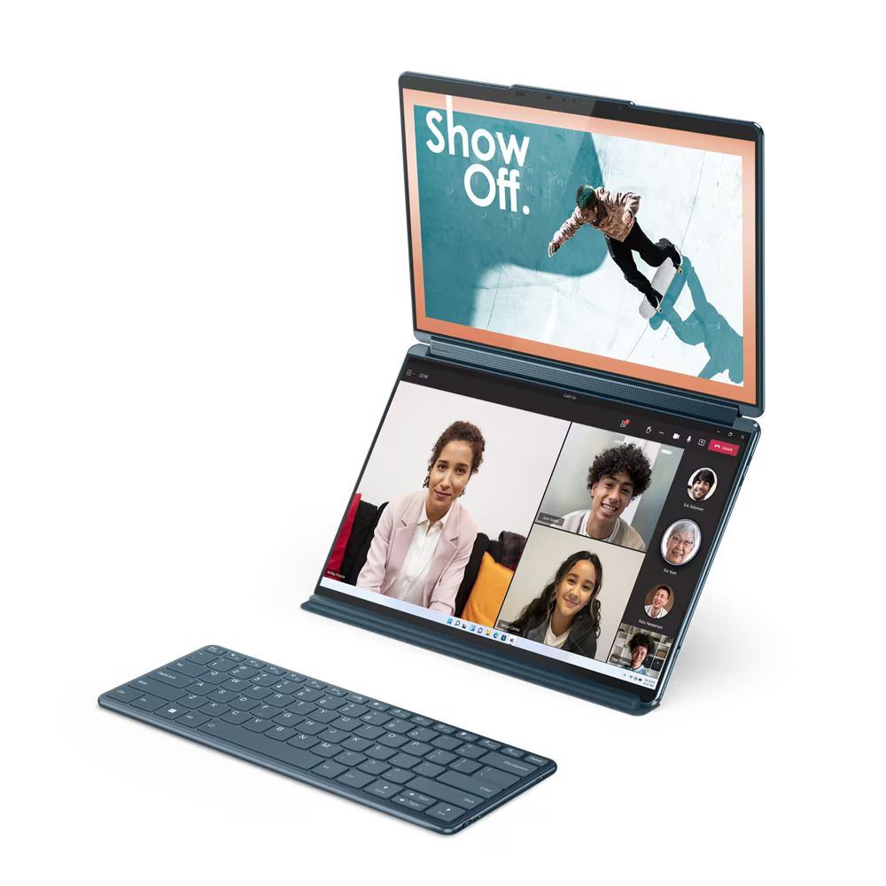 Λάπτοπ Lenovo YOGA BOOK 9 - 82YQ0034RM 2 x 13.3'' Intel Core i7-1355U (1.2/5.5GHz, 12M), Intel Iris Xe Graphics, 16 GB, 1 TB SSD