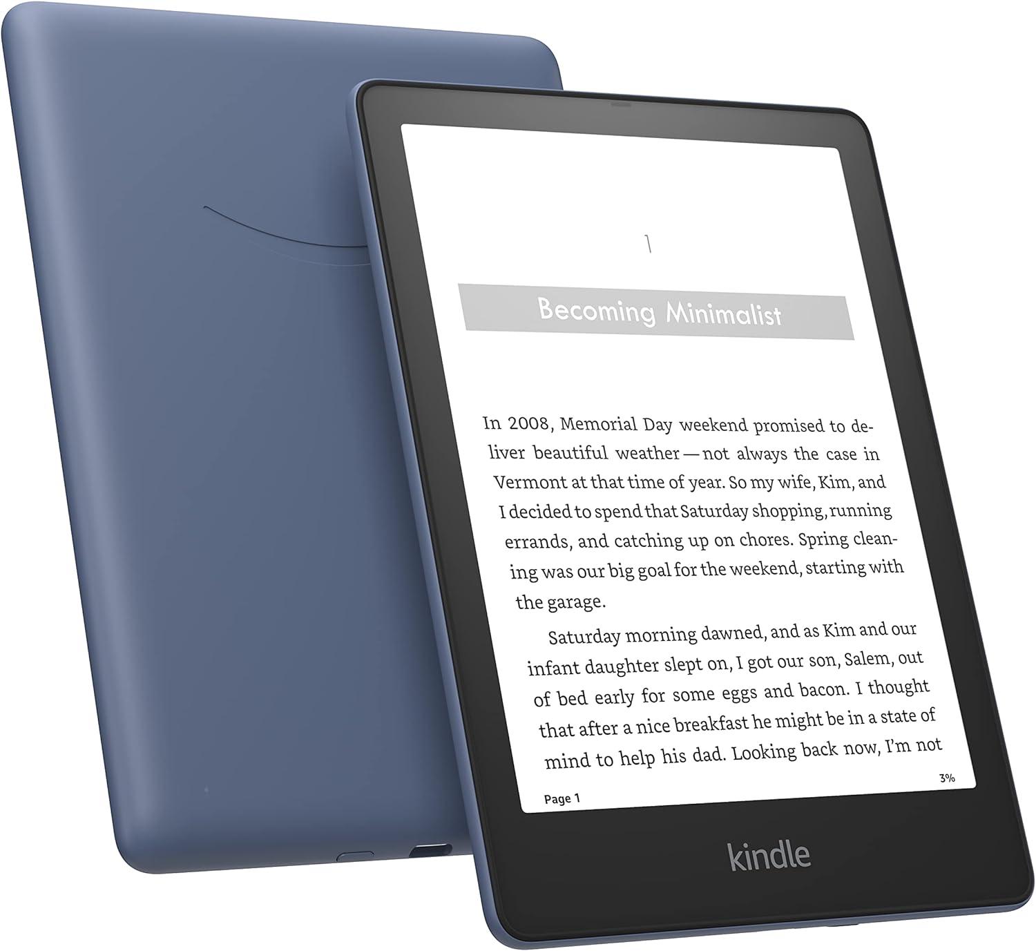 eBook αναγνώστης Kindle Paperwhite Signature Edition, 6.8", 32GB, 2021, 11η γενιά, IPX8, Μπλε