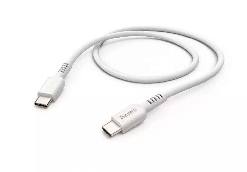 Cablu de încărcare HAMA "Eco", USB-C - USB-C, 1 m, negru
