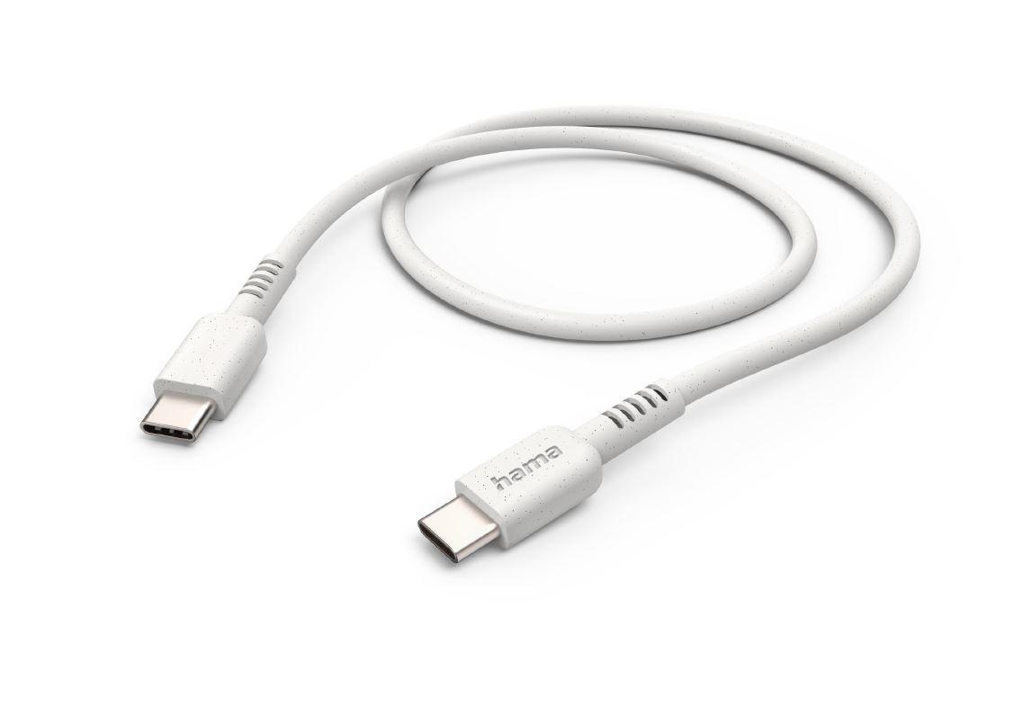 Ladekabel HAMA "Eco", USB-C - USB-C, 1 m, schwarz