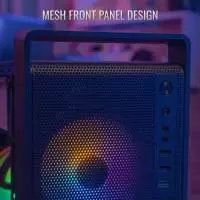 Кутия AeroCool CS-109-G-BK-v1 Case mATX FRGB Tempered Glass
