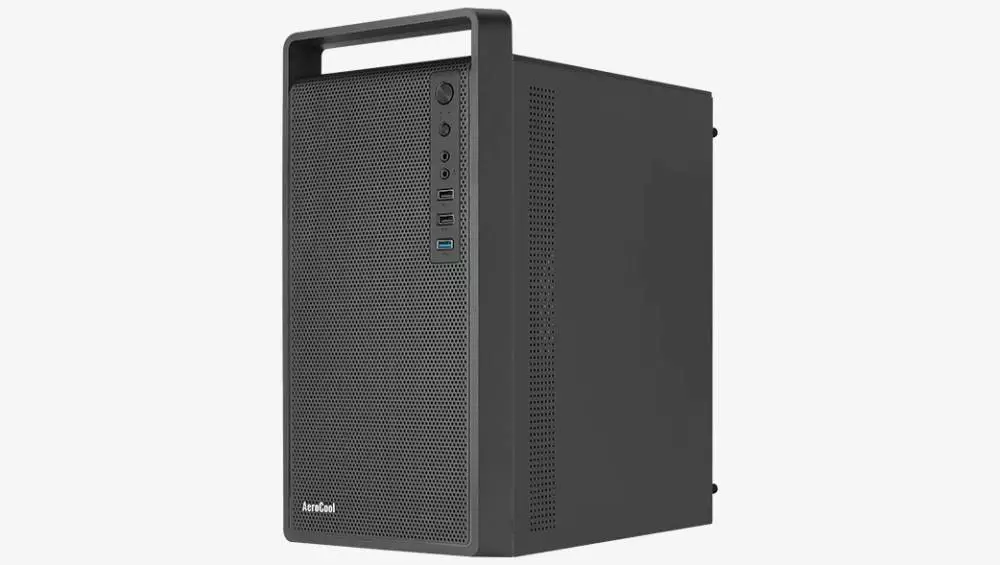 Кутия AeroCool CS-109-G-BK-v1 Case mATX FRGB Tempered Glass