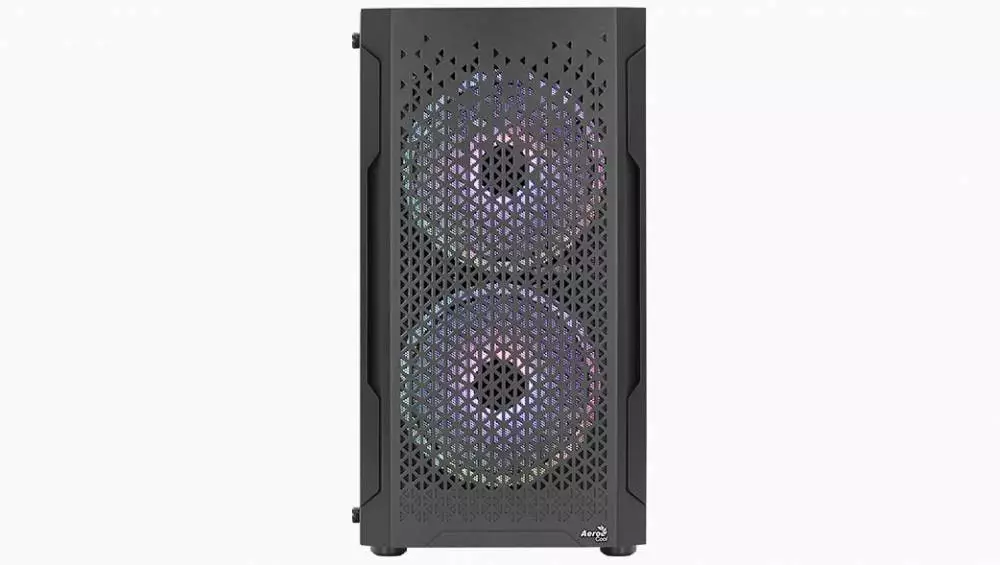Кутия AeroCool Trinity Mini-G-BK-v3 Case mATX, 3 fans included, Tempered Glass