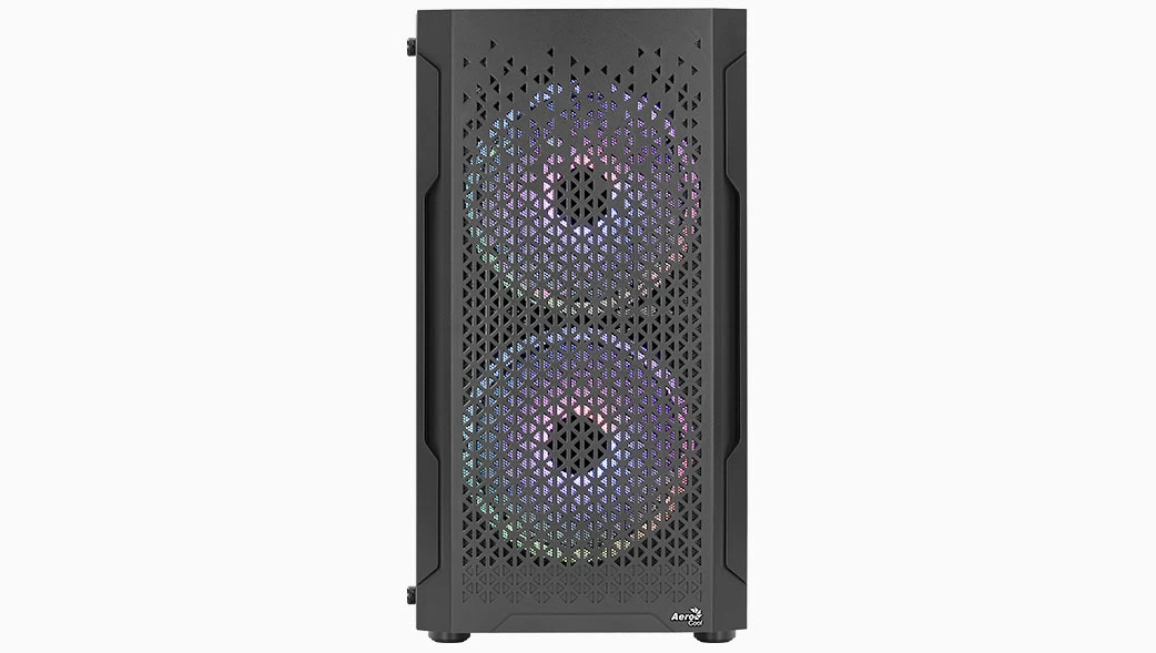 Кутия AeroCool Trinity Mini-G-BK-v3 Case mATX, 3 fans included, Tempered Glass