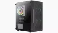 Кутия AeroCool Trinity Mini-G-BK-v3 Case mATX, 3 fans included, Tempered Glass
