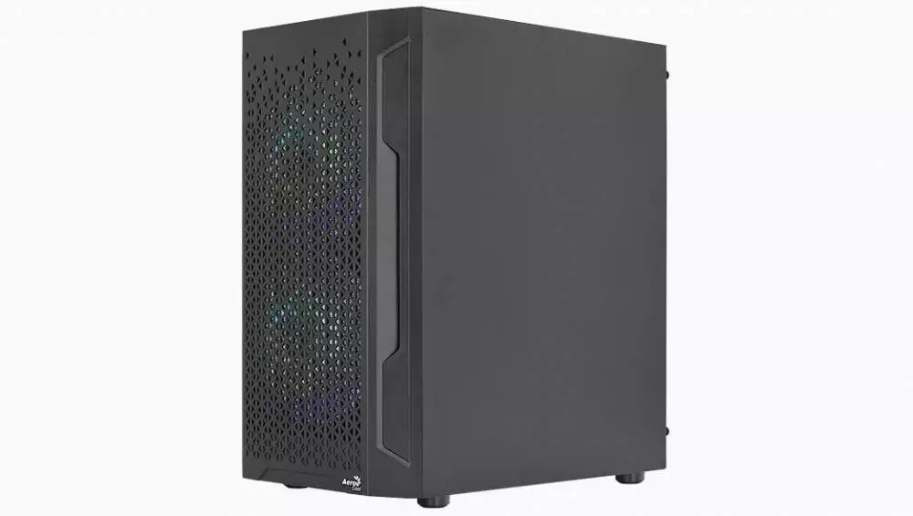Кутия AeroCool Trinity Mini-G-BK-v3 Case mATX, 3 fans included, Tempered Glass