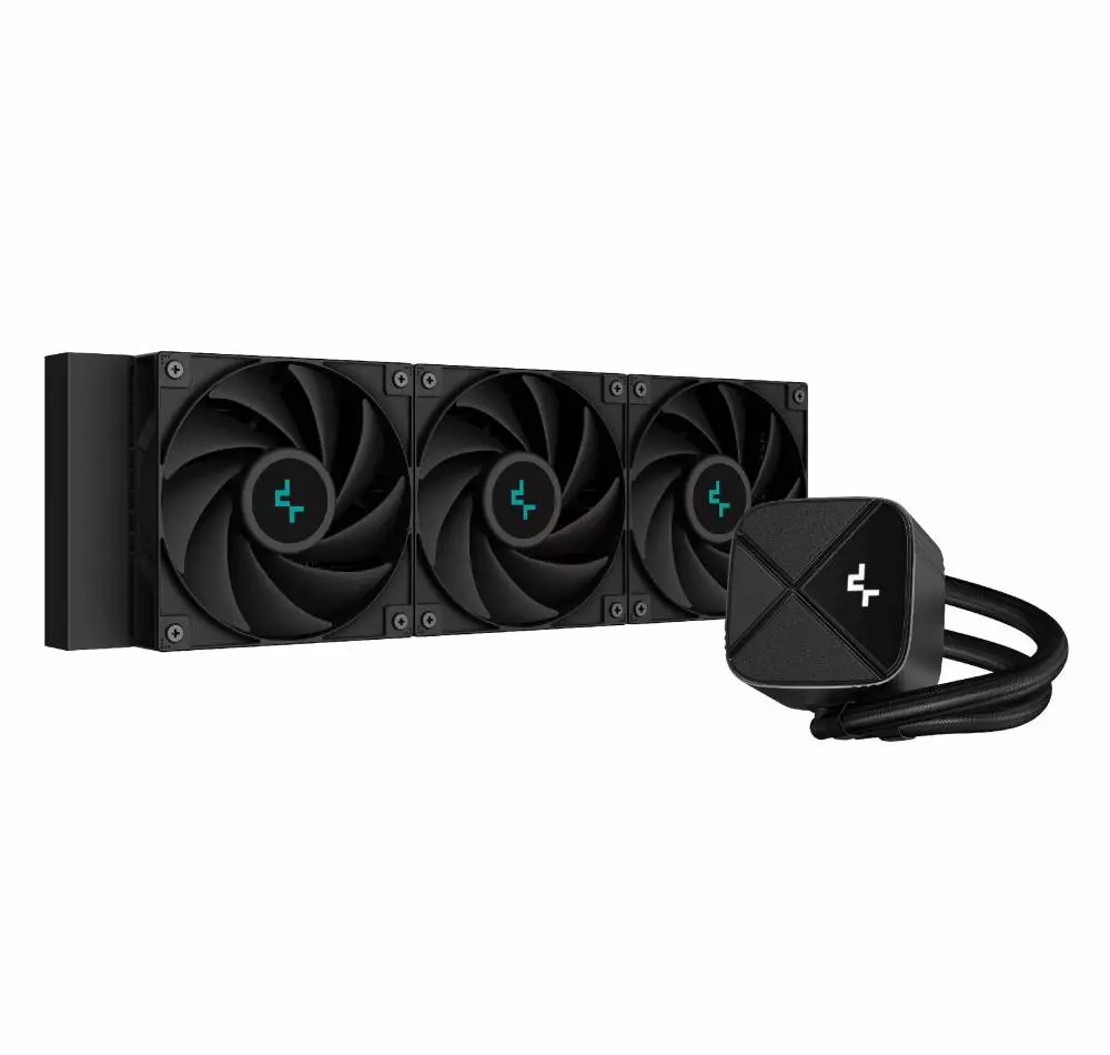 Водно охлаждане за процесор DeepCool LS720S Zero Dark 360mm Water Cooling
