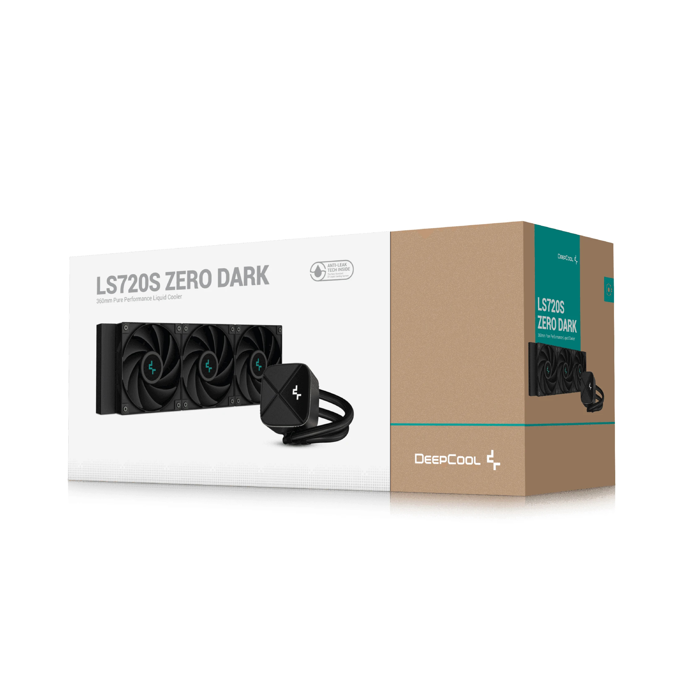Водно охлаждане за процесор DeepCool LS720S Zero Dark 360mm Water Cooling