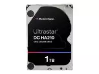 Твърд диск WD Ultrastar DC HA210, 1TB, 3.5", 128MB, 7200RPM SATA ULTRA 512N SE - 1W10001 