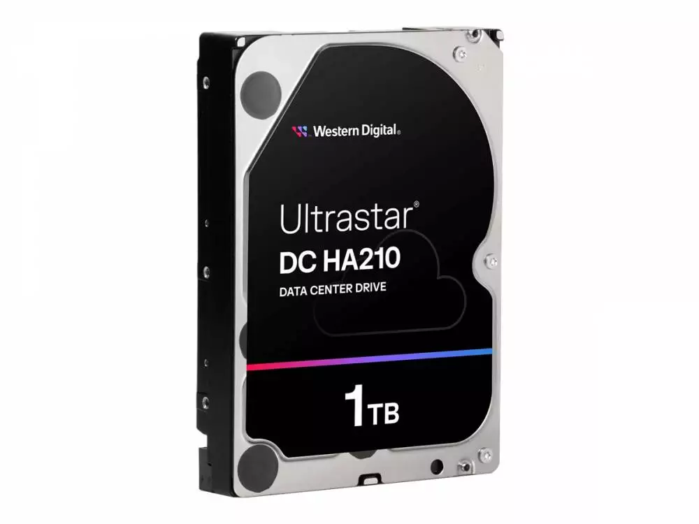 Твърд диск WD Ultrastar DC HA210, 1TB, 3.5", 128MB, 7200RPM SATA ULTRA 512N SE - 1W10001 
