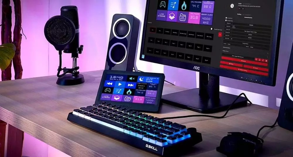 Πίνακας ελέγχου G.SKILL WigiDash, 7", USB