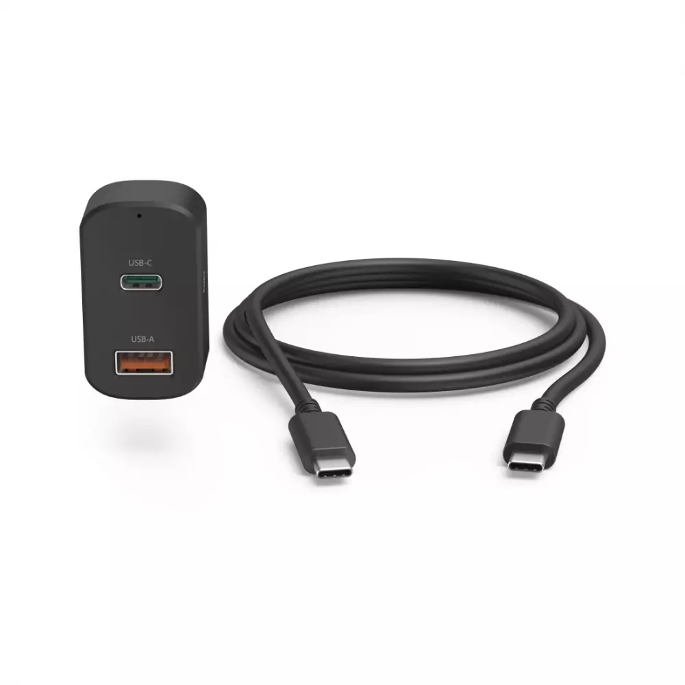 HAMA Универсално USB-C захранване за лаптоп за кола, (PD), 5-20 V/65 W