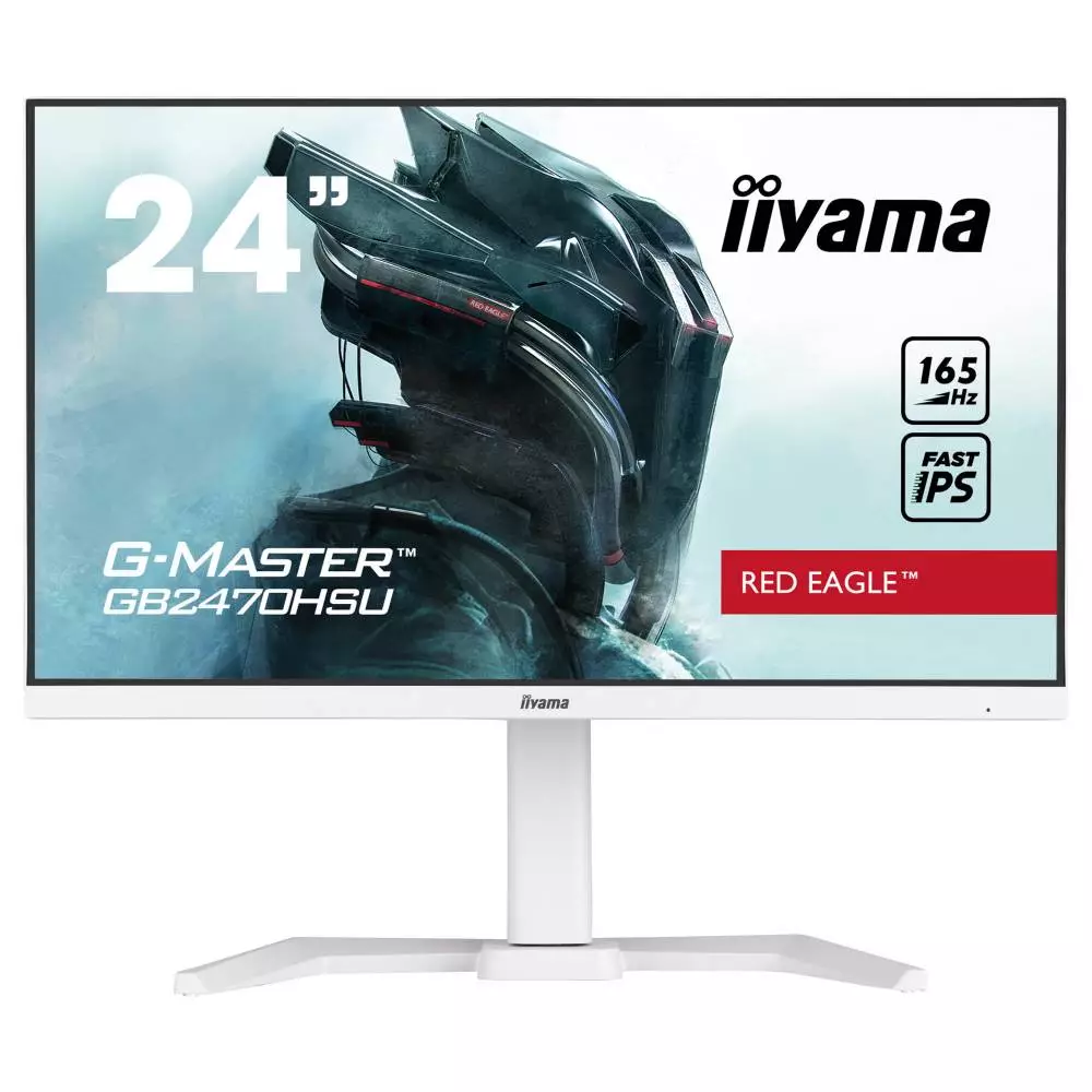 Οθόνη IIYAMA GB2470HSU-W5, 23.8", IPS IGZO Panel, FHD 1920x1080, 165Hz, 0.8ms, USB, AMD FreeSync