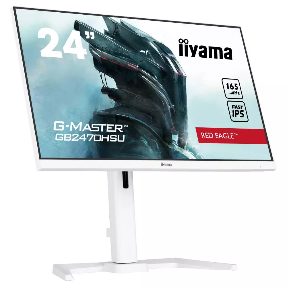 Οθόνη IIYAMA GB2470HSU-W5, 23.8", IPS IGZO Panel, FHD 1920x1080, 165Hz, 0.8ms, USB, AMD FreeSync