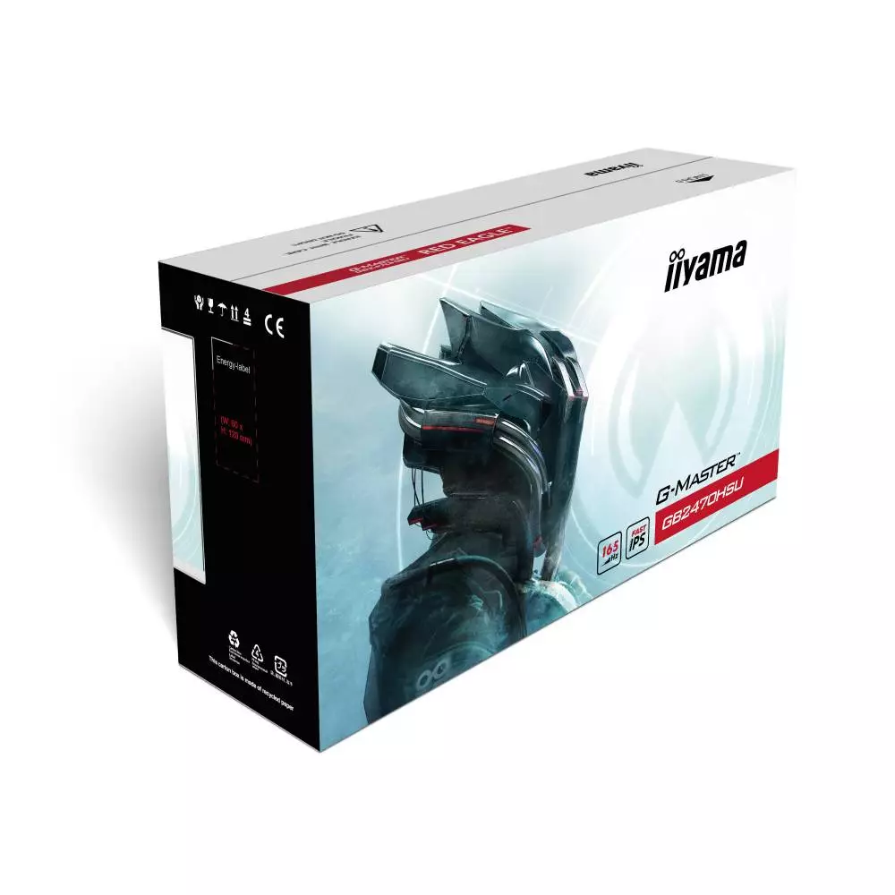 Монитор IIYAMA GB2470HSU-W5, 23.8", IPS IGZO Panel, FHD 1920x1080, 165Hz, 0.8ms, USB, AMD FreeSync