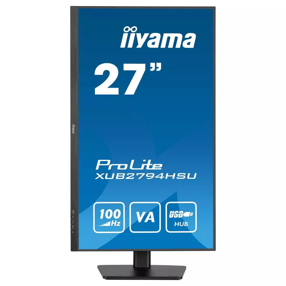 Монитор IIYAMA XUB2794HSU-B6, 27", VA, FHD 1920x1080, 100Hz, 1ms, USB, AMD FreeSync