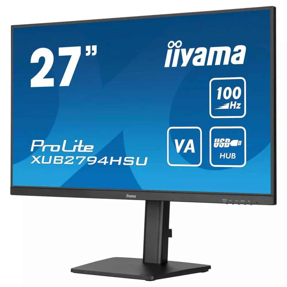 Монитор IIYAMA XUB2794HSU-B6, 27", VA, FHD 1920x1080, 100Hz, 1ms, USB, AMD FreeSync