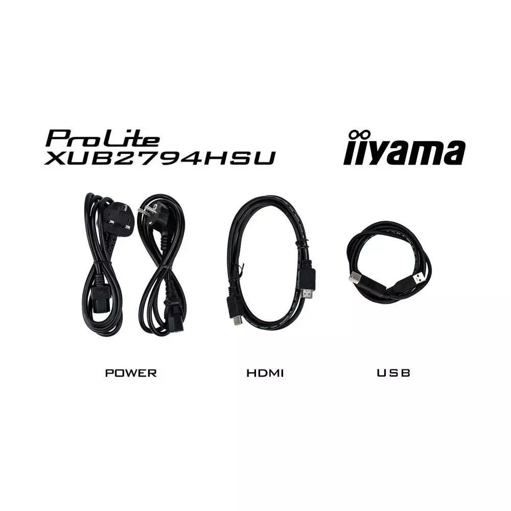 Монитор IIYAMA XUB2794HSU-B6, 27", VA, FHD 1920x1080, 100Hz, 1ms, USB, AMD FreeSync