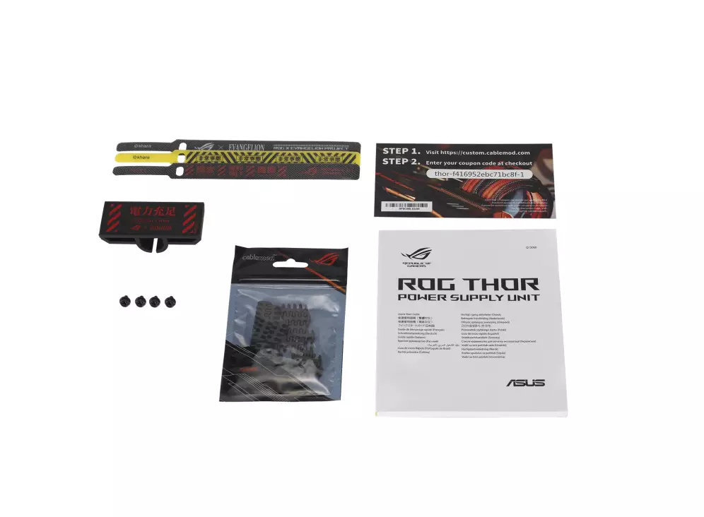Захранване ASUS ROG Thor 1000W Platinum II EVA Edition, Fully Modular, 80 Plus Platinum - 90YE00L6-B0NA00