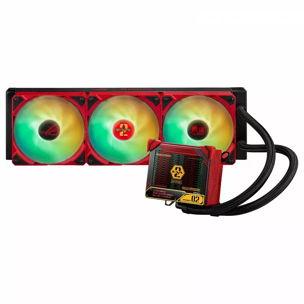 Воден охладител за процесор ASUS ROG Ryujin III 360 ARGB EVA-02 Edition AIO liquid CPU Cooler