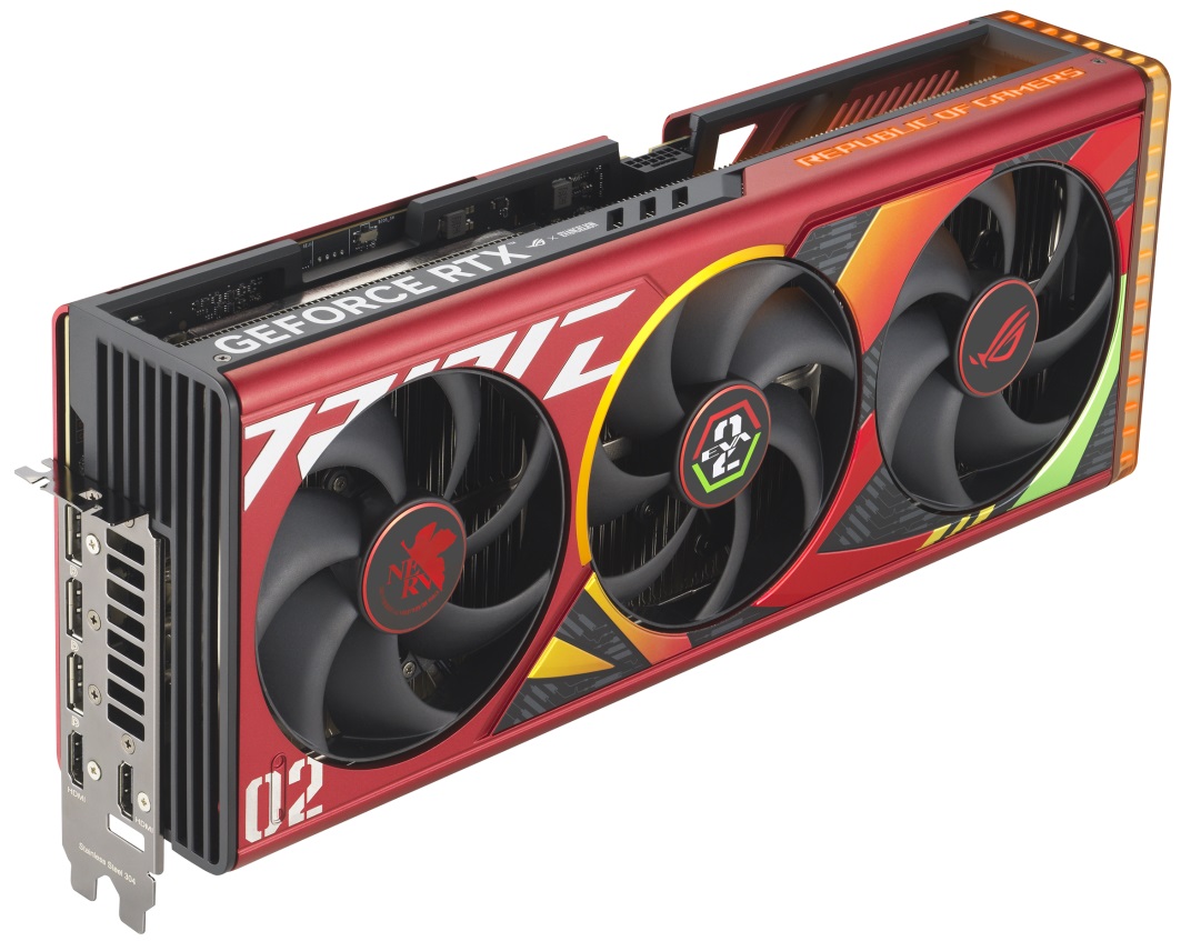 Видео карта ASUS ROG STRIX RTX 4090 OC 24GB EVA 02 Edition GDDR6X 
