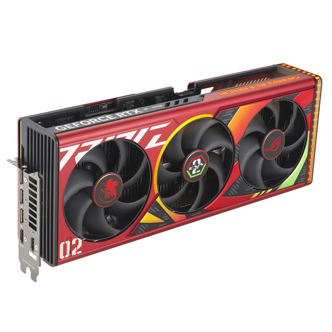 Видео карта ASUS ROG STRIX RTX 4090 OC 24GB EVA 02 Edition GDDR6X 