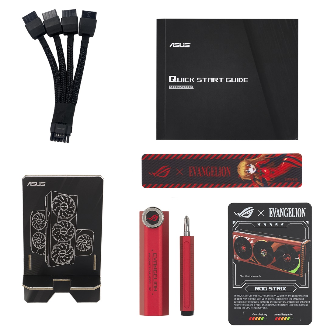 Видео карта ASUS ROG STRIX RTX 4090 OC 24GB EVA 02 Edition GDDR6X 