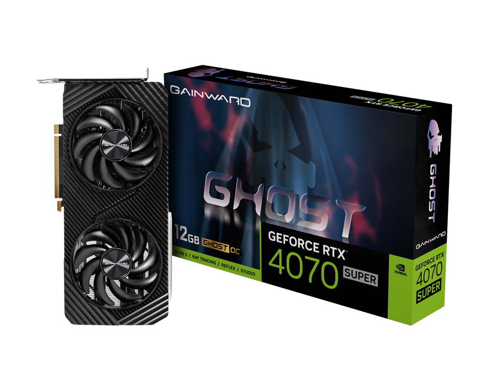 Видео карта Gainward GeForce 4070 Super Ghost OC 12GB - NED407SS19K9-1043B