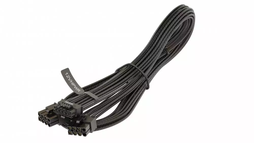 Кабел Seasonic 12VHPWR ATX 3.0 WATX16883EW - 16P-8P-8P/ 750mm