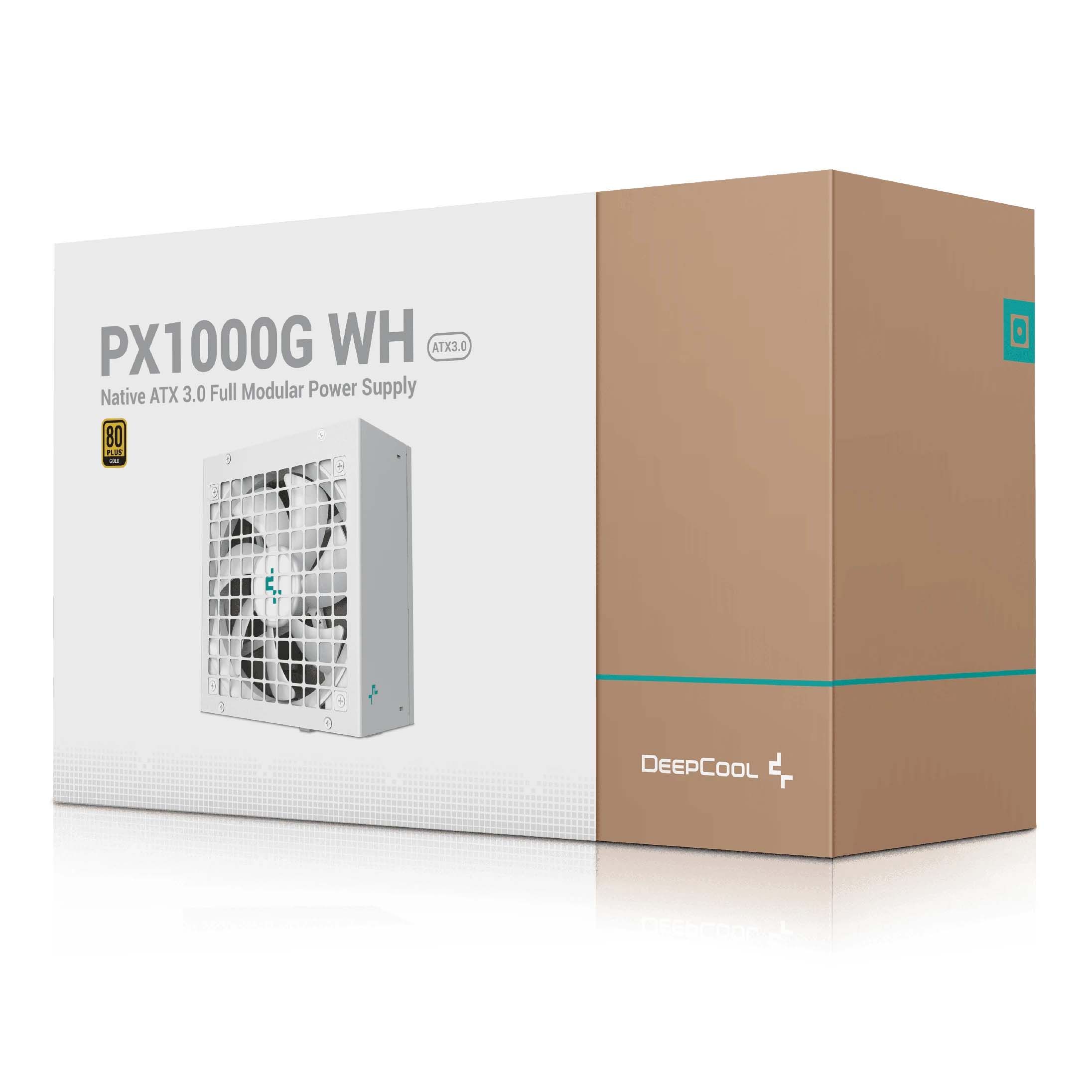 Захранване DeepCool PX1000-G 1000W 60 Plus Gold  ATX 3.0 PCIe Gen5 PSU White