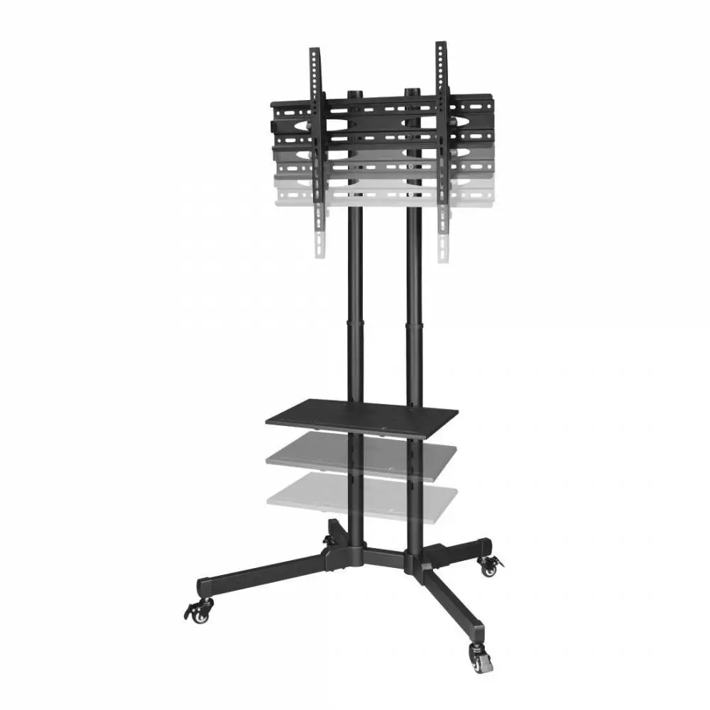 Мобилна стойка за TV HAMA Trolley , до 175см / 70"/ , черна, 600x400,на колела