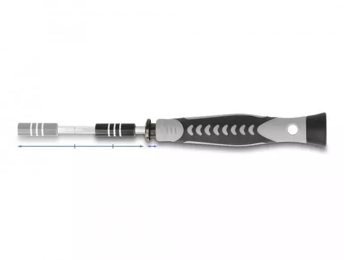 Комплект отвертки DeLock 64167, 130 части, S2, Калъф