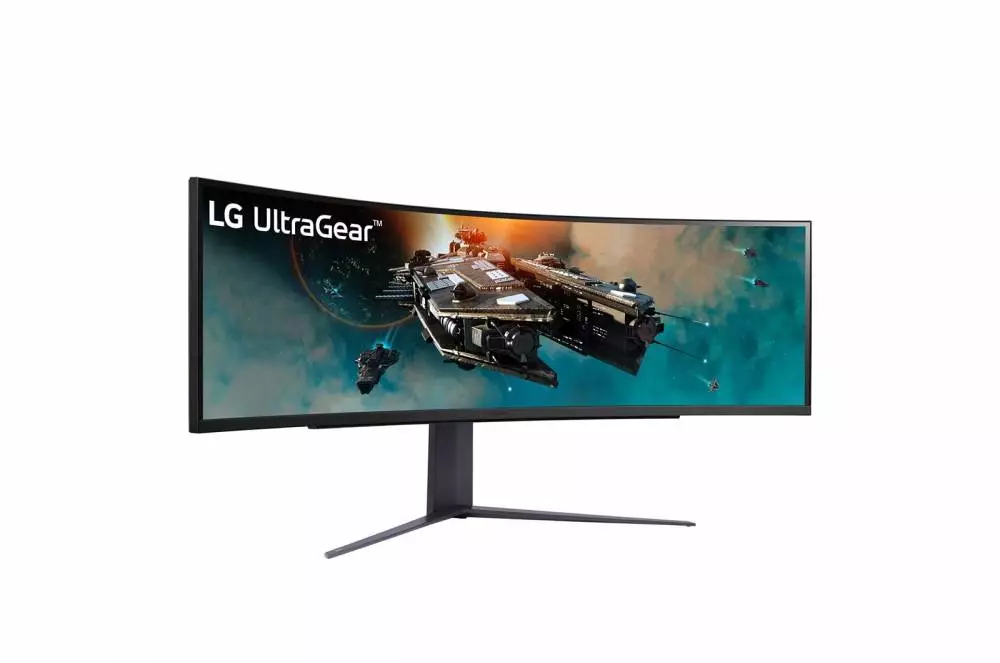 Монитор LG 49GR85DC-B, 49", VA, UltraWide, 5120x1440, 240Hz, 1ms, HDR1000, AMD FreeSync Premium, HDM, DP