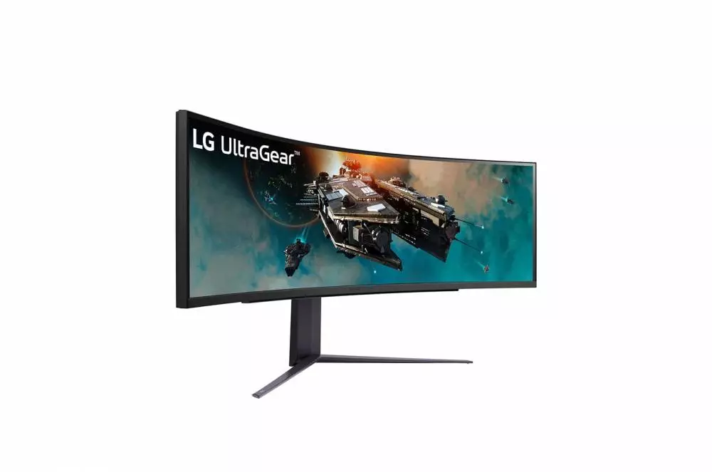 Монитор LG 49GR85DC-B, 49", VA, UltraWide, 5120x1440, 240Hz, 1ms, HDR1000, AMD FreeSync Premium, HDM, DP
