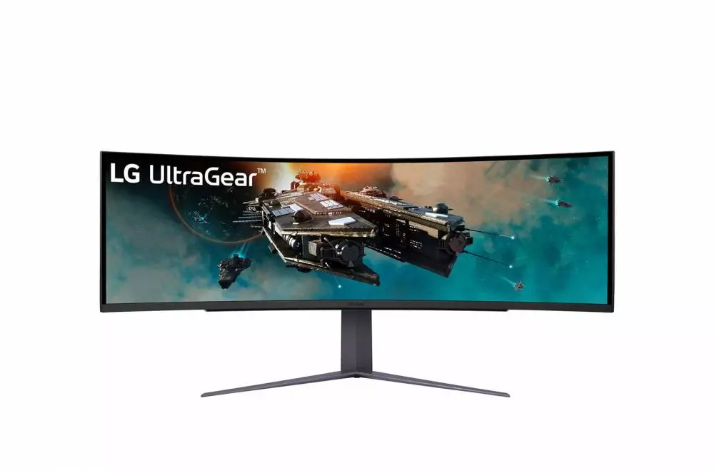 Монитор LG 49GR85DC-B, 49", VA, UltraWide, 5120x1440, 240Hz, 1ms, HDR1000, AMD FreeSync Premium, HDM, DP