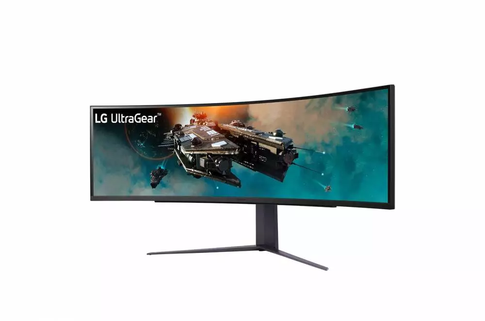 Монитор LG 49GR85DC-B, 49", VA, UltraWide, 5120x1440, 240Hz, 1ms, HDR1000, AMD FreeSync Premium, HDM, DP