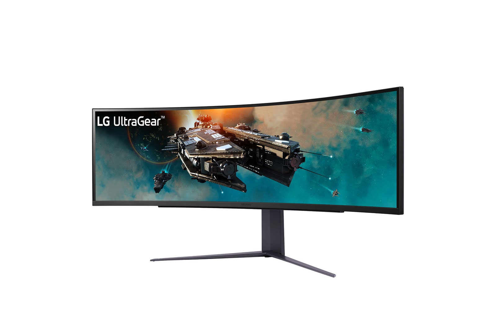 Монитор LG 49GR85DC-B, 49", VA, UltraWide, 5120x1440, 240Hz, 1ms, HDR1000, AMD FreeSync Premium, HDM, DP