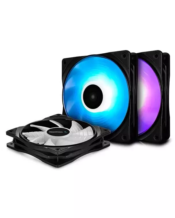 Вентилатори DeepCool RF120-3 IN 1 PWM RGB 3бр в комплект 120mm