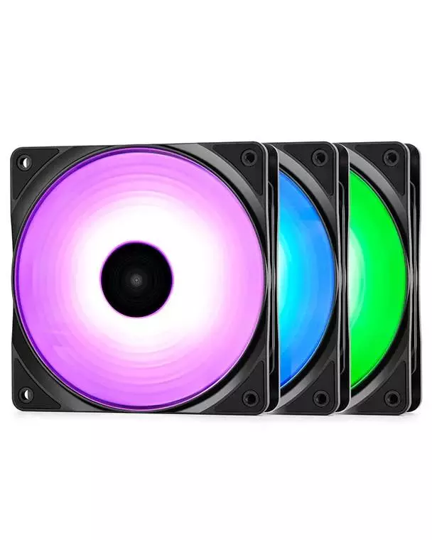 Вентилатори DeepCool RF120-3 IN 1 PWM RGB 3бр в комплект 120mm