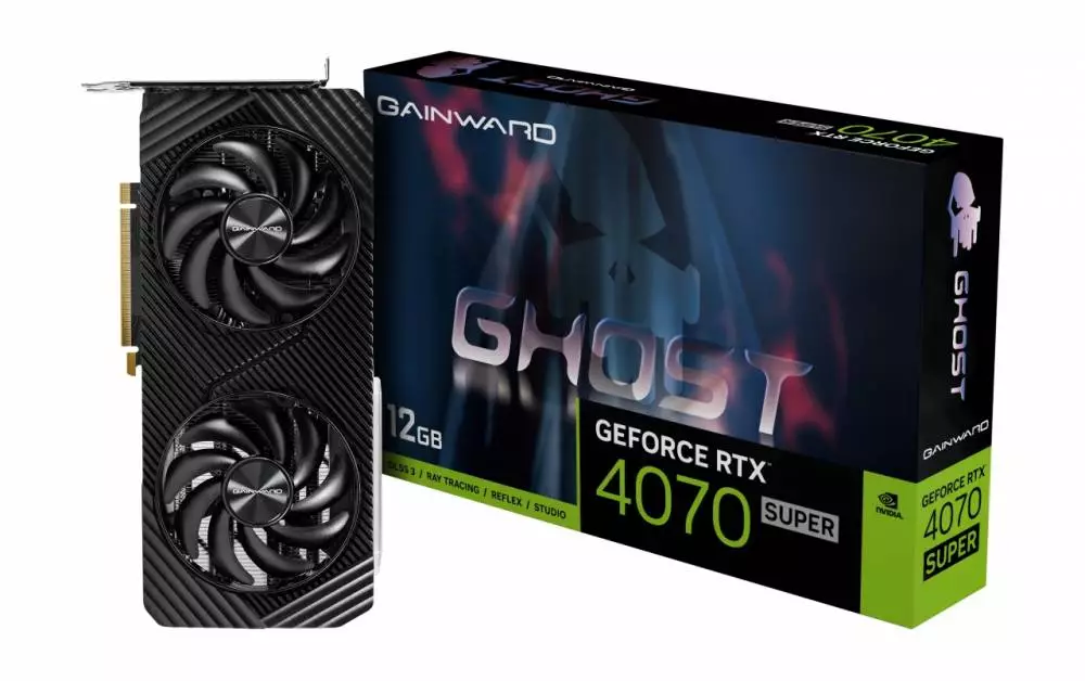 Видео карта Gainward GeForce RTX 4070 Super Ghost 12GB - NED407S019K9-1043B