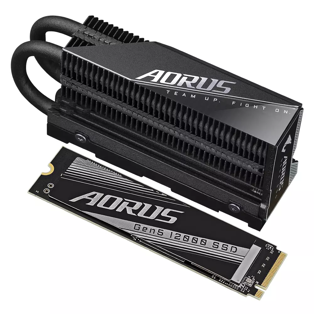 Диск SSD Gigabyte AORUS 12000, 1TB M.2 2280 NVMe PCIe Gen5
