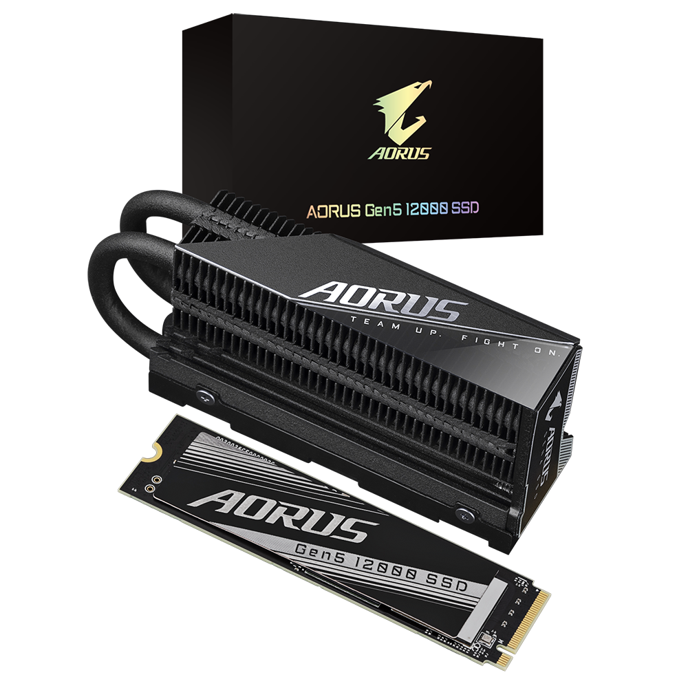 Диск SSD Gigabyte AORUS 12000, 1TB M.2 2280 NVMe PCIe Gen5
