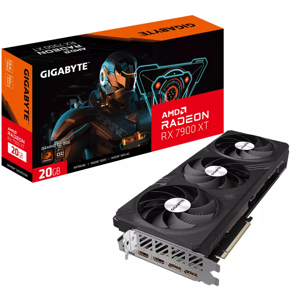 Видео карта Gigabyte AMD Radeon RX 7900 XT GAMING OC 20GB GDDR6