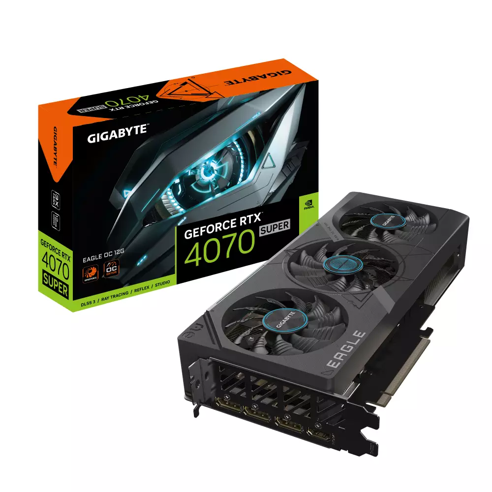 Видео карта Gigabyte GeForce RTX 4070 Super EAGLE OC 12GB GDDR6X