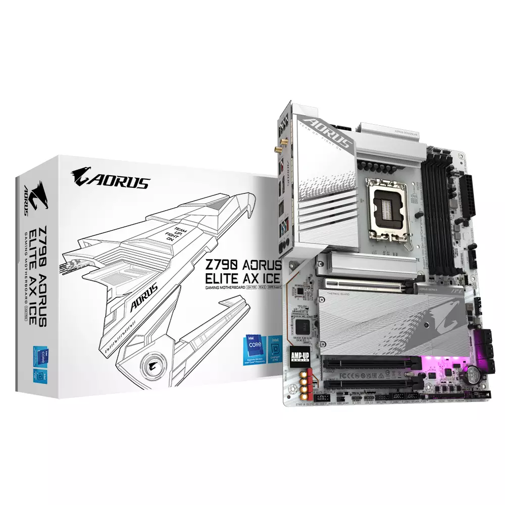 Дънна платка Gigabyte Z790 AORUS ELITE AX ICE LGA1700