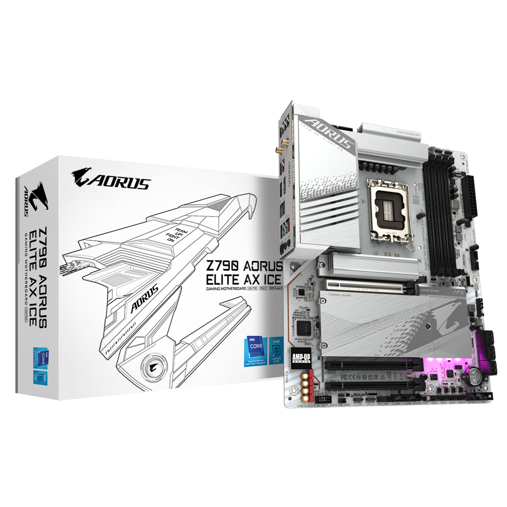 Дънна платка Gigabyte Z790 AORUS ELITE AX ICE LGA1700