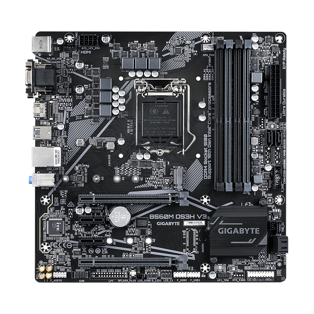 Дънна платка Gigabyte B560M DS3H V3 LGA1200
